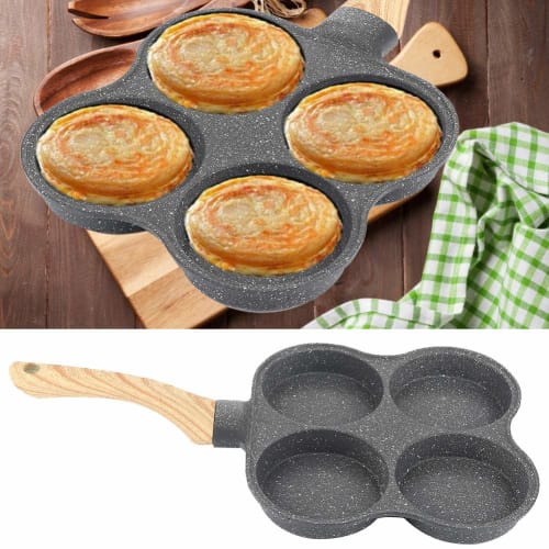 

Atyhao Frying Pan for Fried Eggs, Non-Stick, 4-Cavity, Breakfast