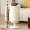 Kitchen Trash Cans Bathroom Waste Bins Living Room Luxury Mobile Large Wastebaskets Household Food Garbage Storage Buckets