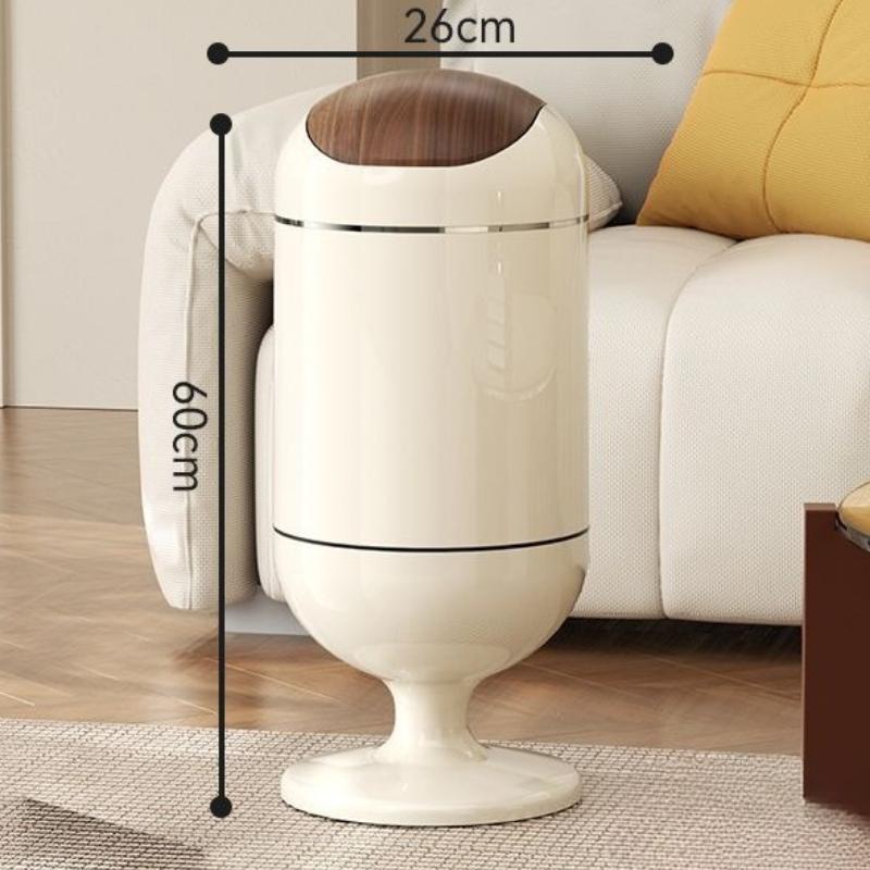 Kitchen Trash Cans Bathroom Waste Bins Living Room Luxury Mobile Large Wastebaskets Household Food Garbage Storage Buckets