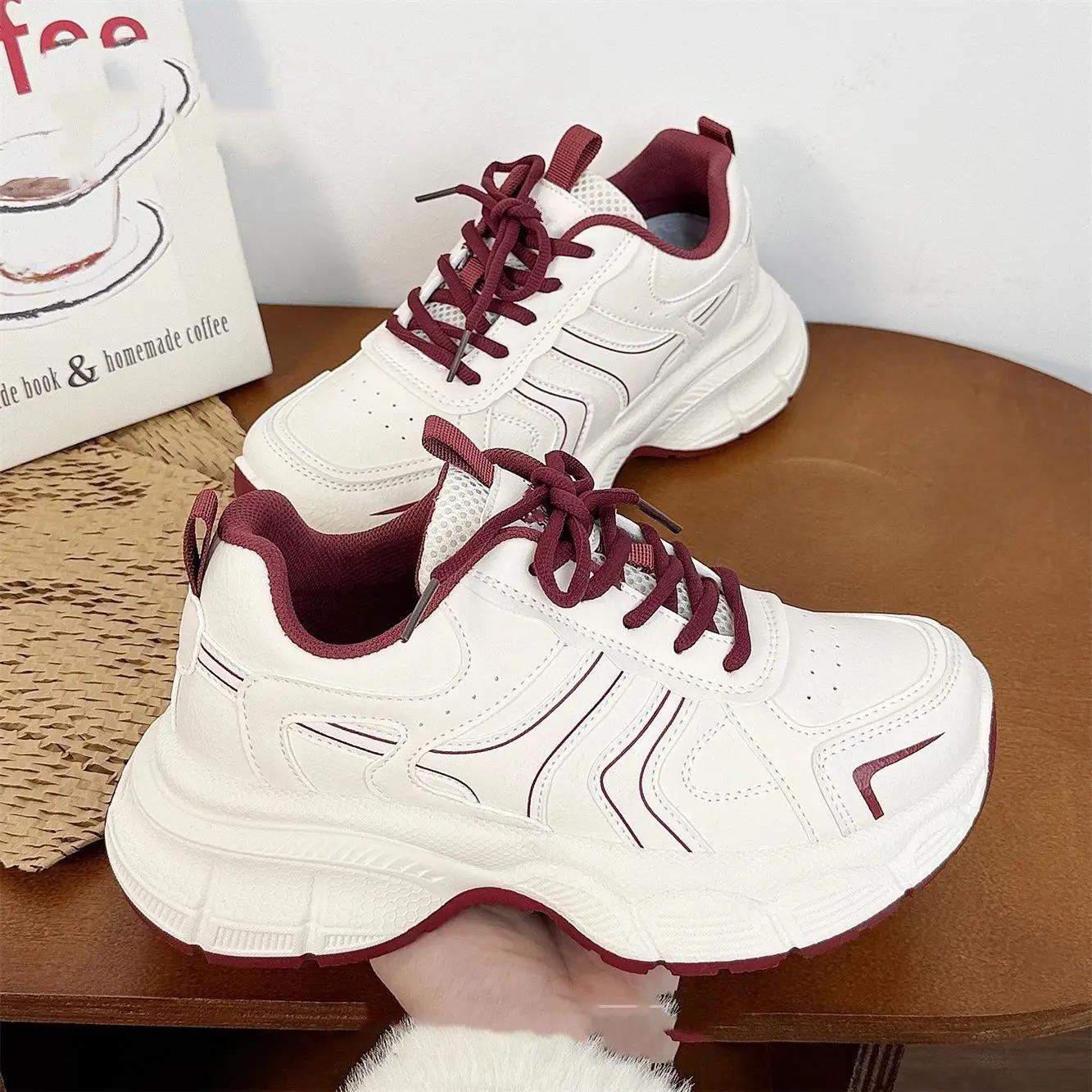 

Fashion Lace Up Women s Sports Shoes Cheap Designer Luxury Stylish Cotton Walking Vulcanized Shoe On Sale Y2k Fashion 39 Ladies Footwear 35