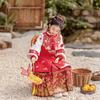 Huatiancai Phoenix Perching Girl's Hanfu Set