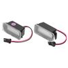 Pair Car License Plate Light LED 12V 3W Plastic Plug and Play Fit for Ford Focus MK2 DA3 5D