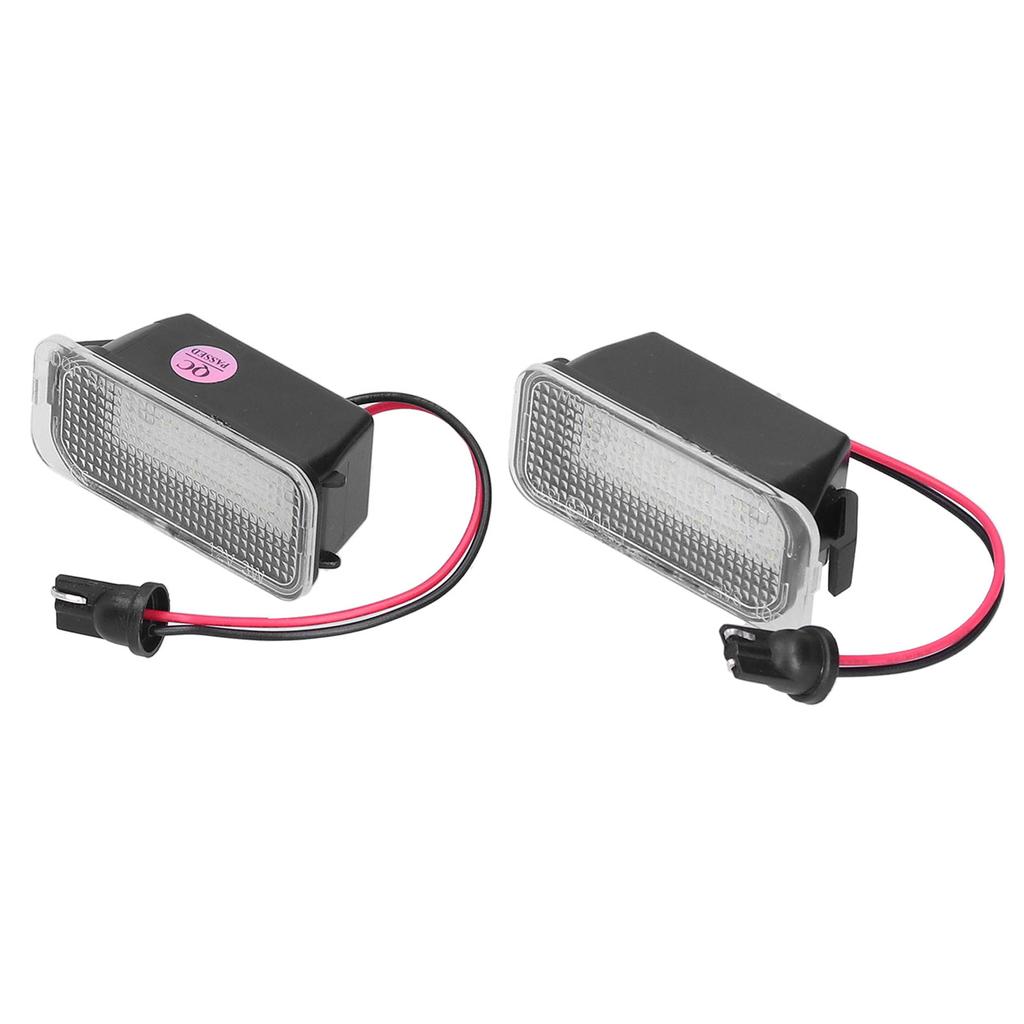Pair Car License Plate Light LED 12V 3W Plastic Plug and Play Fit for Ford Focus MK2 DA3 5D