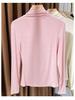 Modal High-Neck Base Layer Top for Women, Spring/Autumn, Tight-Fit, Long Sleeve, Mask T-Shirt, Thin Outerwear