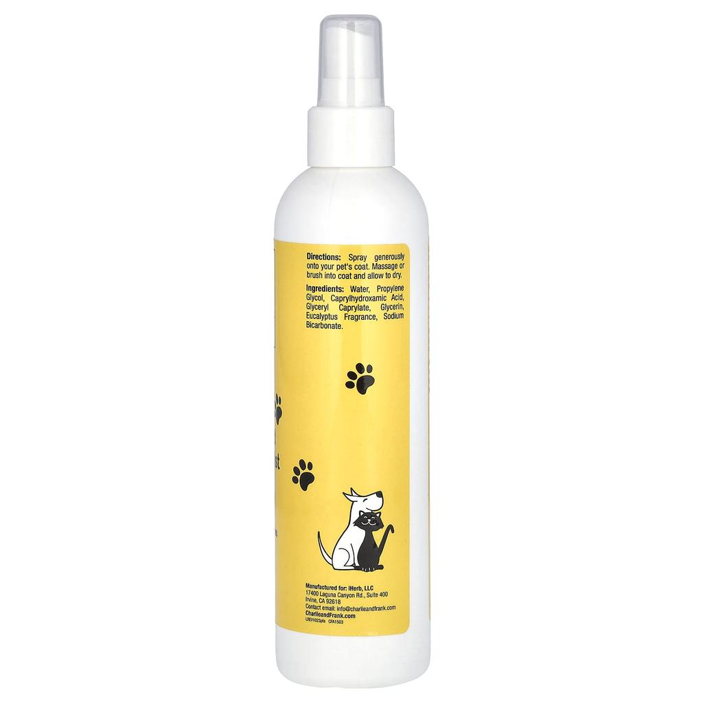 Pet Smell Good Grooming Mist, For Cats & Dogs, Eucalyptus, 8 Fl Oz (237 Ml)