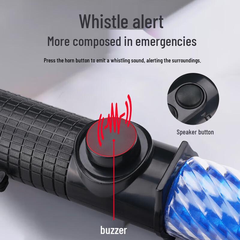 Shenhuo YJ04 Rechargeable Traffic Baton with Red/Blue Flashing & Whistle