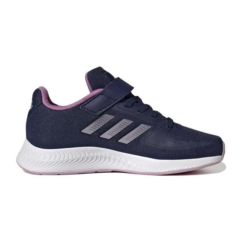 Adidas Runfalcon 2.0 Little Kid Dark Blue Pulse Lilac Kids Sneakers Matte-Purple-Metallic HR1537