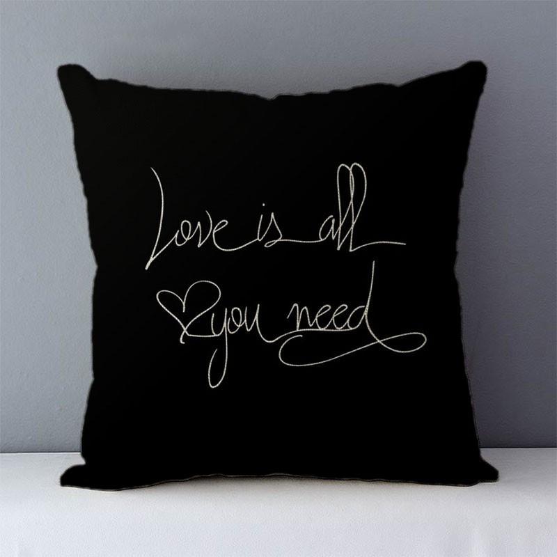 Short Plush Material Pillowcasequality Home Decorative Cushion Cover Cozy Couch Pillow Covers Pillowcase Do What You Love Print