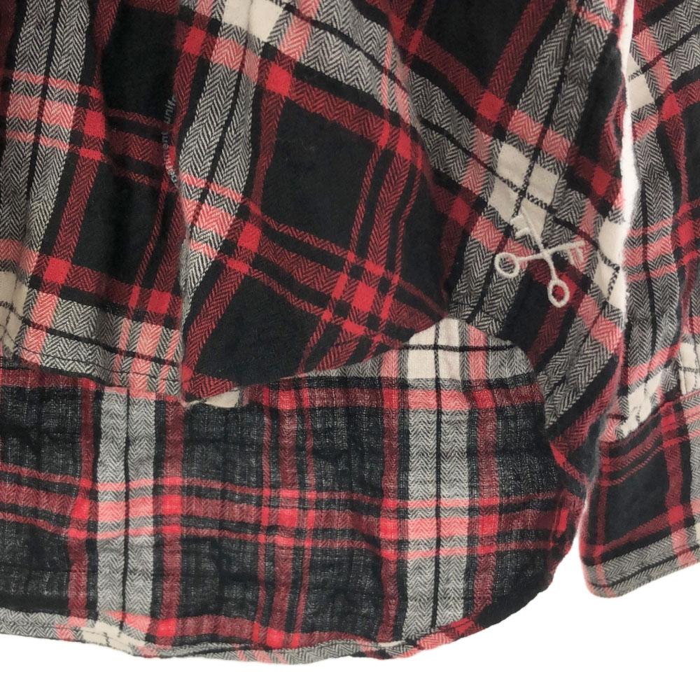 Uniform Experiment Made In Japan Check Long Sleeve Hooded Cotton Shirt 1 Men's Used