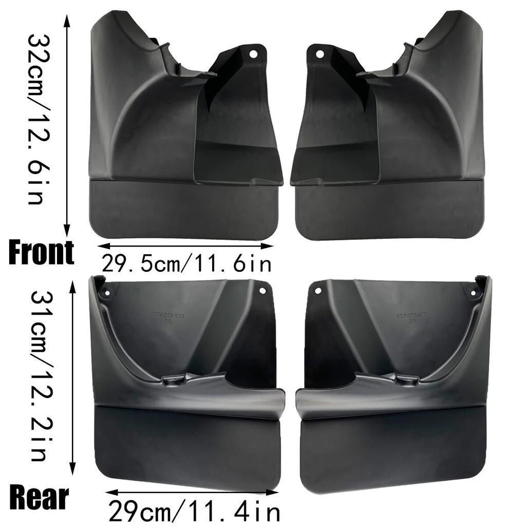 Auto-Schmutzfänger vorn/hinten, Kotflügel, Spritzschutz, Klappe für Kotflügel-Schmutzfänger für Toyota Land Cruiser Prado FJ120 2003-2009