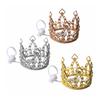 Sparkling Pet Crown Adjustable Cat Crown with Drawstring Rhinestone Tiara Crown for Cats And Small Dogs Cosplay Party Photo Prop