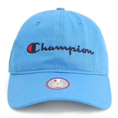 Champion Classic Brushed Cotton Twill Logo Ball Cap Blue Jay H0672-YI8