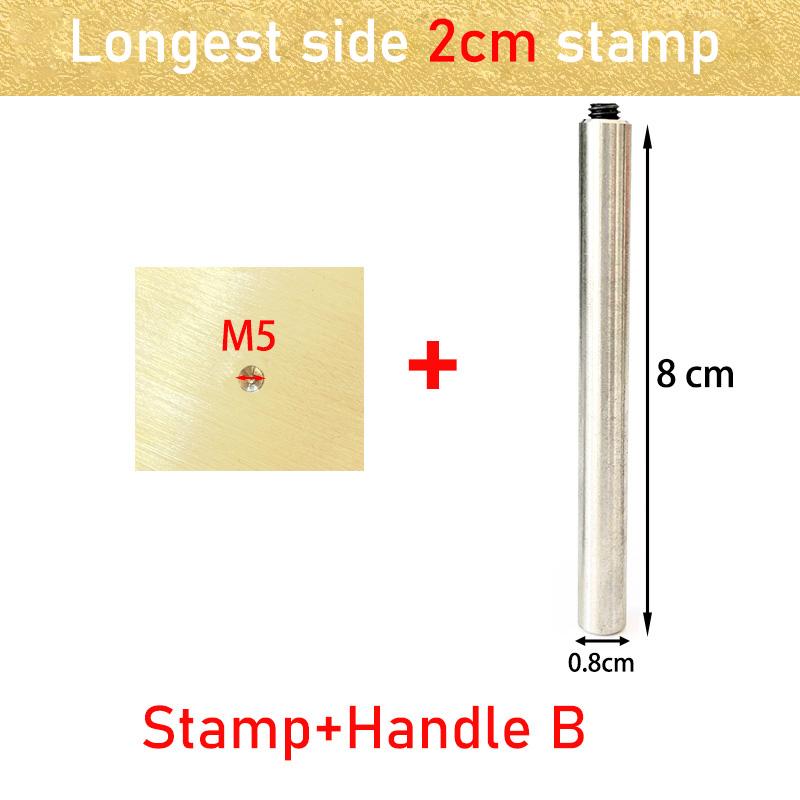 Lederstempel LOGO Personalisierung Messingform Handstanzen Lederstempel Marke Arbeiten Schnitzen Stanzwerkzeuge Handwerk