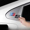 Edizione Sportiva Finestrino Posteriore Triangolare Auto Logo Numero 5 Distintivo Acrilico Finitura Decalcomania Sticker Per BMW Serie 5 i5 G60 2024 Accessori