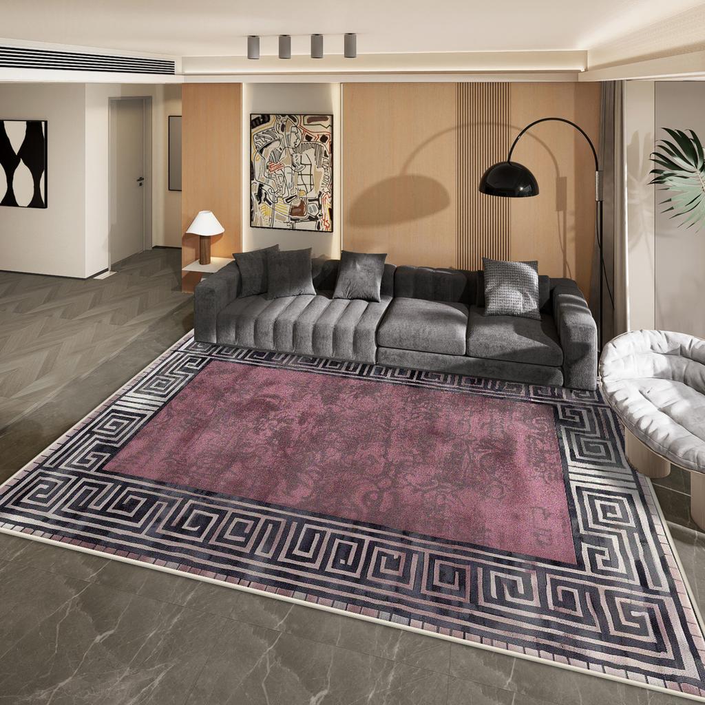 Modern Decoration Large Living Room Carpet Light Luxury Style Bedroom Bedside Soft Washable Rug Cloakroom Tatami Plush Floor Mat