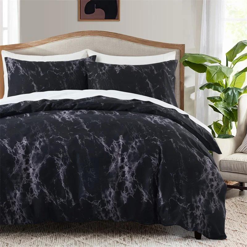 Light Grey Floral Duvet Cover Queen King, Microfiber Flower Plum Blossom Print Bedding Set Reversible Botanical Comforter Cover