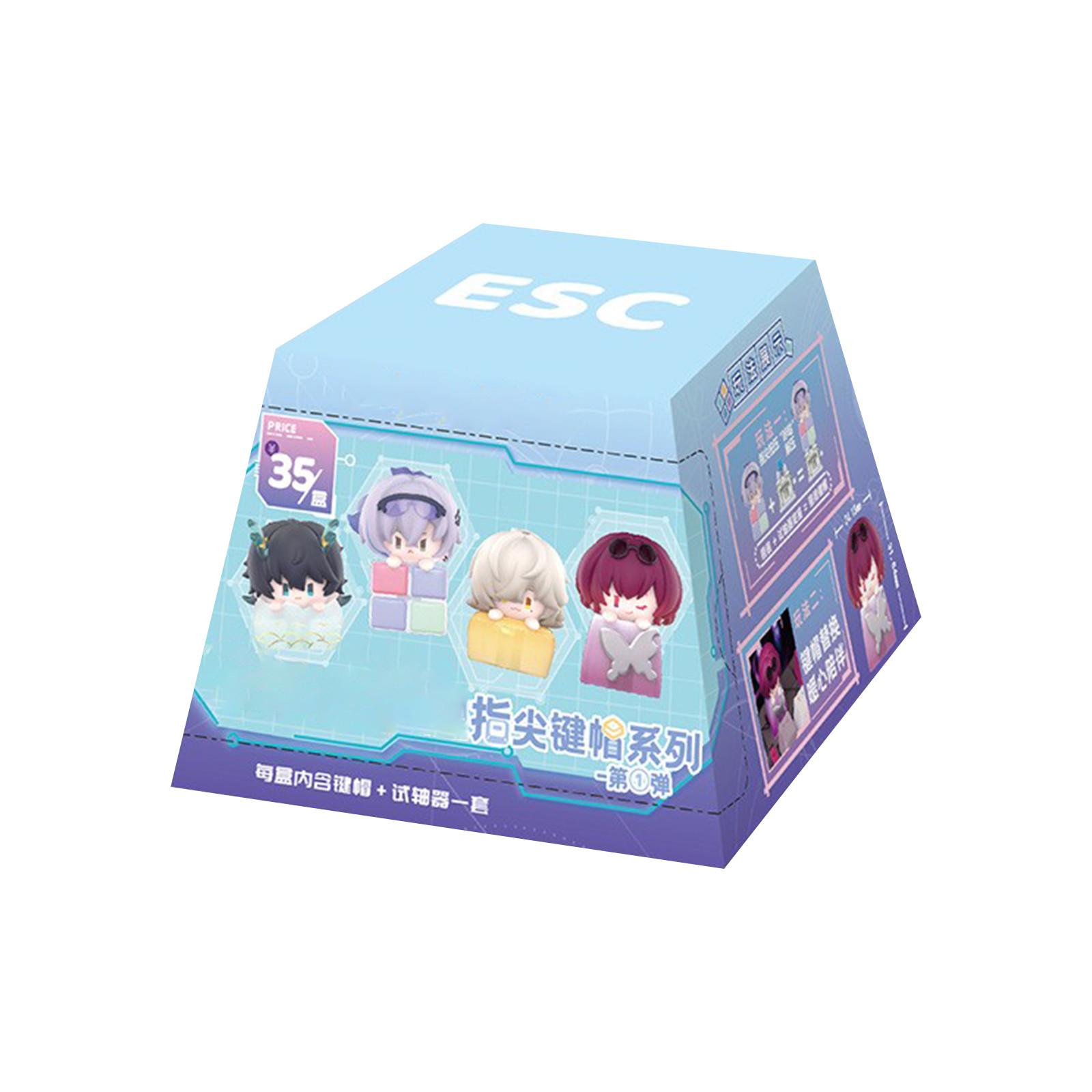 

Trendy Party Series -1 Random (Probability Of Hidden),surprise Toys,collectibles,mystery Box,gift Idea,Fingertip Keycap Series One Size