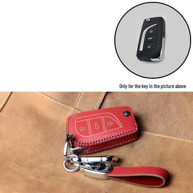 Corolla Nappa Leather Key Case for Toyota RAV4/Levin/Camry/Venza XLE