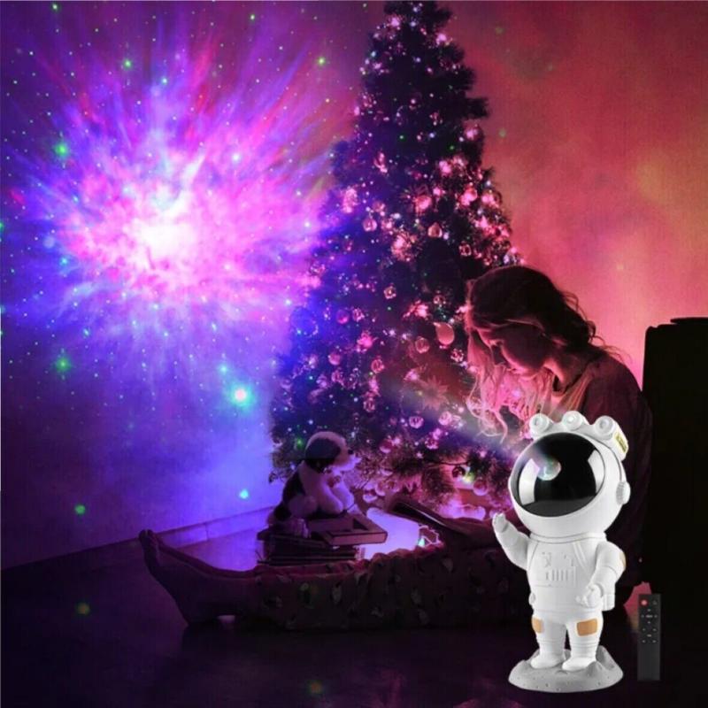 Astronaut Nebula Star Galaxy Projector Night Light with Remote Control