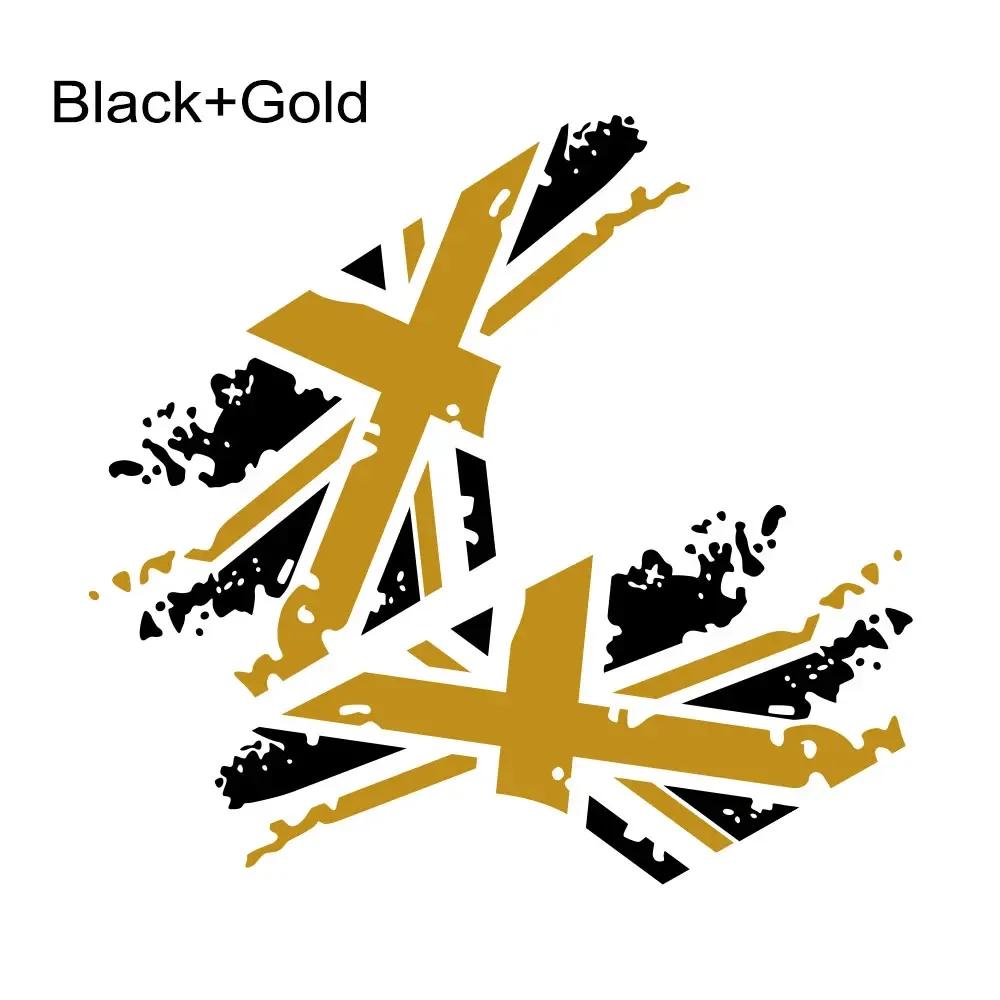 Car Body Side Sticker Splash Union Jack Flag Decor Decal Universal For MINI Cooper S One Countryman F54 F55 F56 R55 R56 R60