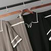 New Summer Polo Collar Short Sleeve Fashion Casual Loose Versatile Thin High Waist Knitted Suit Women