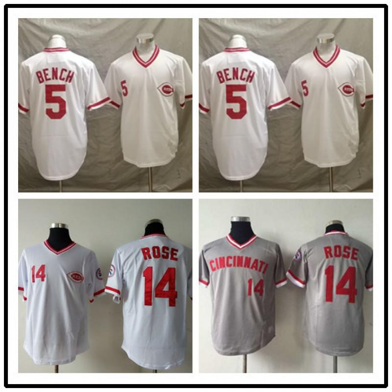 Maglia da Baseball Unisex Cincinnati Reds Edizione Fan Ricamata Top Sportivo Attività all'Aperto Abbigliamento Casual