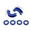 2 Pieces D Ring Shackle Isolators Accessory Portable Replacement Easy Installation Multipurpose Fits