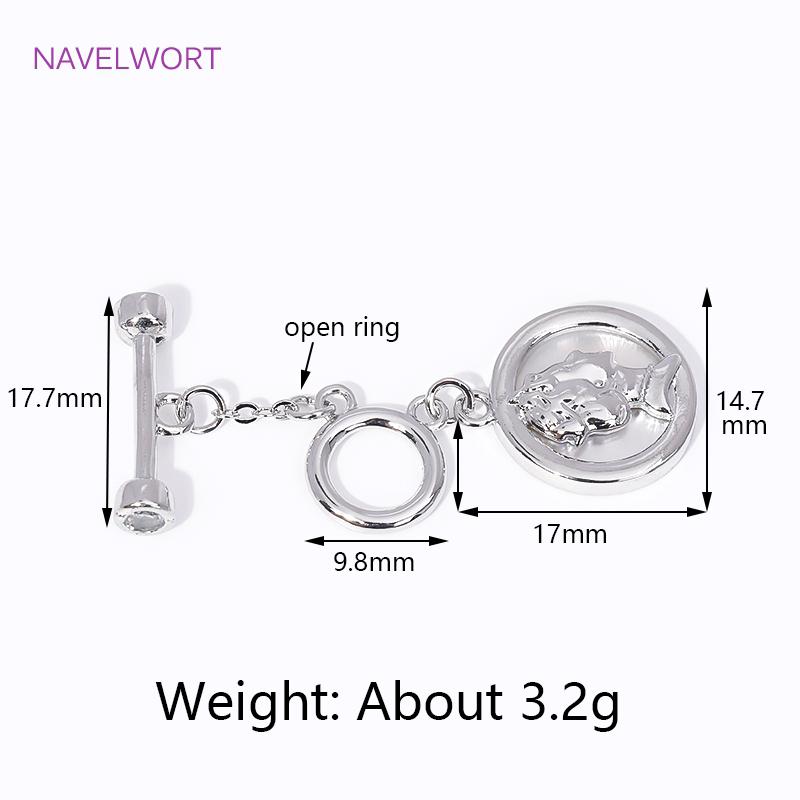 Multi Types Trendy 18K Gold Plated OT Clasps Toggle Clasps Connector For Bracelet Necklace Making DIY Jewelry Accessories