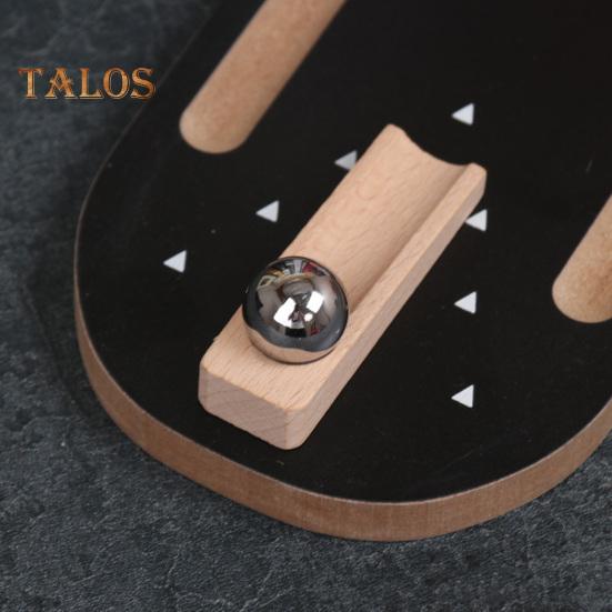 1 Set Desktop Mini Bowling Game Stress Anxiety Relief Portable Travel Wooden Small Bowling Ball Home Office Desk Toy Kids Teens Adults Gift