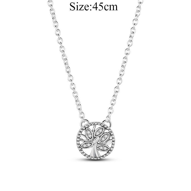 New 925 Sterling Silver Fashion Chunky Infinity Knot Pendant Necklace Snake Chain Collar O Pendant T Bar Necklace For Women Gift