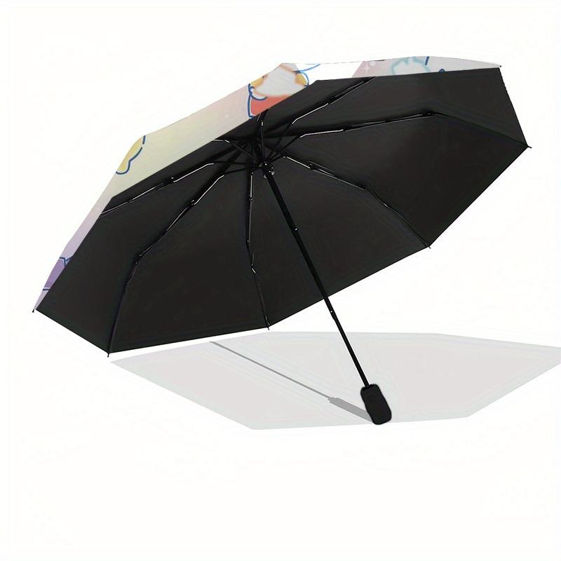 1pc Sanrio Characters Circular Arrangement Umbrella with Plastic Handle,Suitable for All Seasons Home Travel Outdoor UmbrellaSanlio291