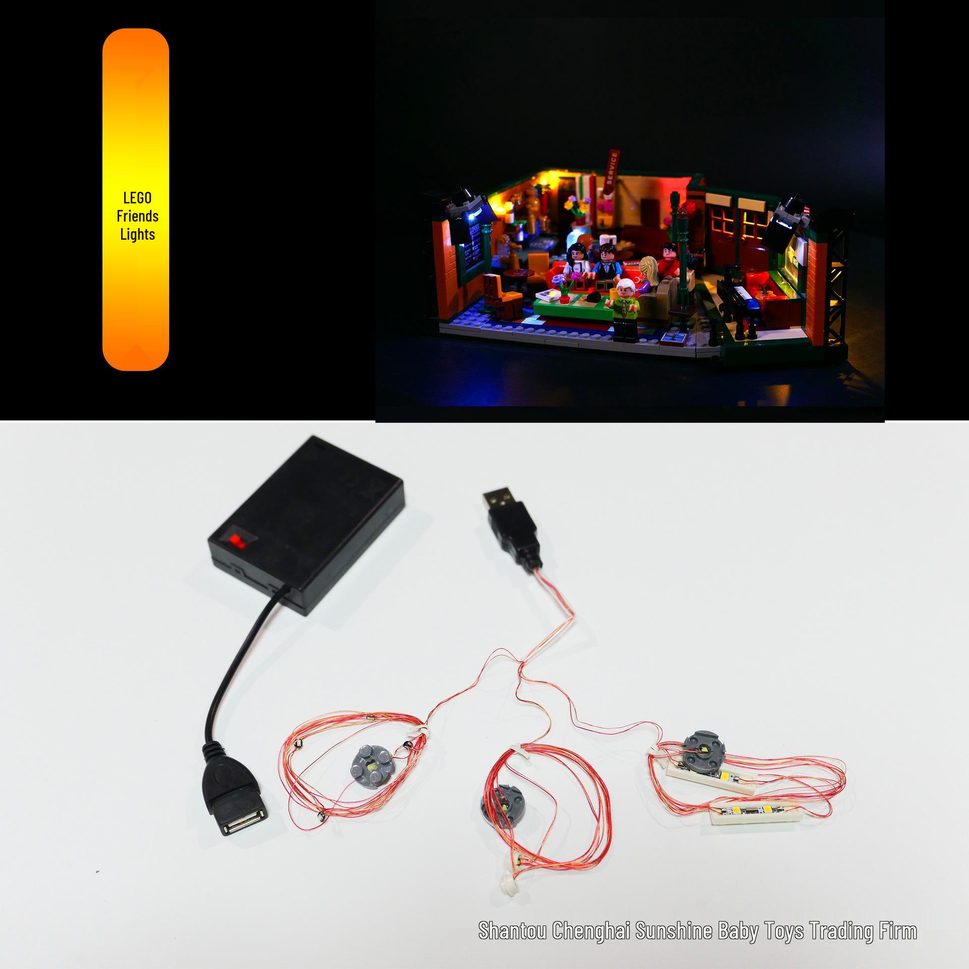 

Светодиодная подсветка для LEGO 21319 Friends Кафе Central Perk