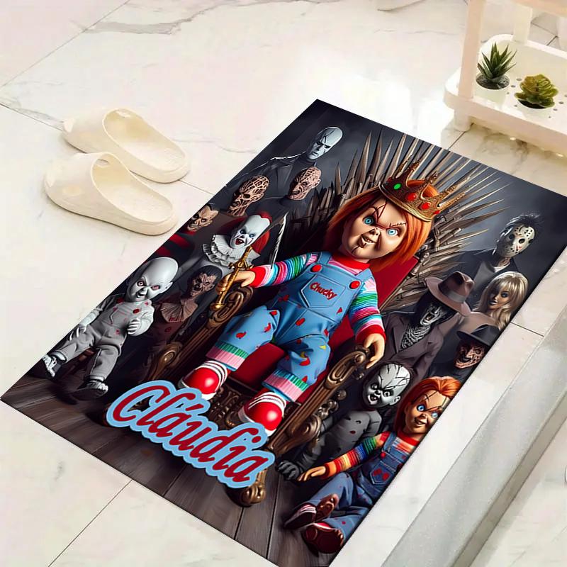 Custom 1Pc Chucky'S Honeymoon Horror Rug Office Carpet Indoor Outdoor Entrance Doormat Nonslip Soft And Comfortable Living Room D291518