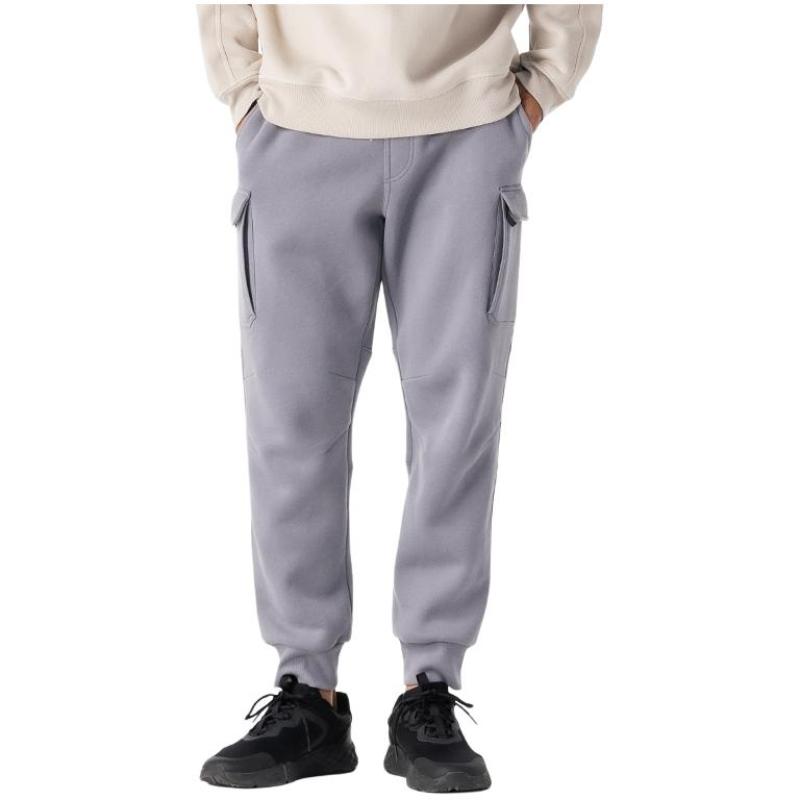 Decathlon Men's Training Solid Color Warm Casual Fleece Knit Sweatpants Men's