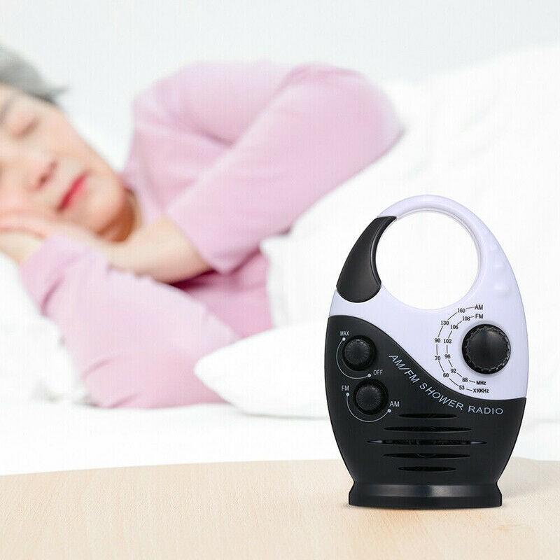 Buy AM / FM Mini Shower Radio Bathroom Waterproof Radio Hanging Music