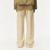 LESS 2024 Spring Solid Casual Straight-Leg Trousers
