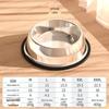 Anti-Spill Stainless Steel Pet Bowl for Dogs & Cats - Available In Small & Large Sizes