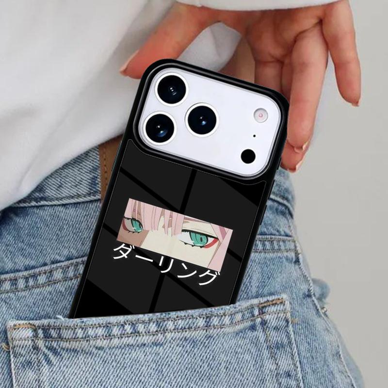 Japanese Anime Aesthetic Eye Phone Case for iPhone 16e 15 14 13 12 17 Pro Max Plus Air 17pro Cover Coque