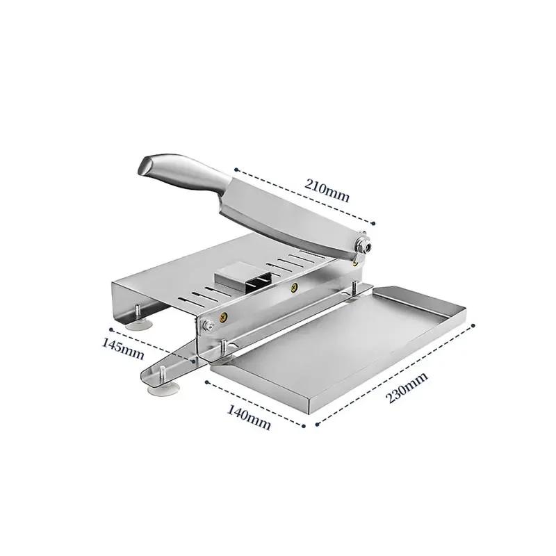 Kommerzieller Haushalts-Manueller Lammfleischschneider Knochenschneidemaschine Rindfleisch Kräuter Lammfleischrollen Schneider Fleischschneider Küchenhelfer