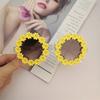 Cute Shades Colorful Beach Sunglasses Daisy Sun Glasses Fashionable Party Eyewear For Summer Fashion Beachwear Costume Accessory
