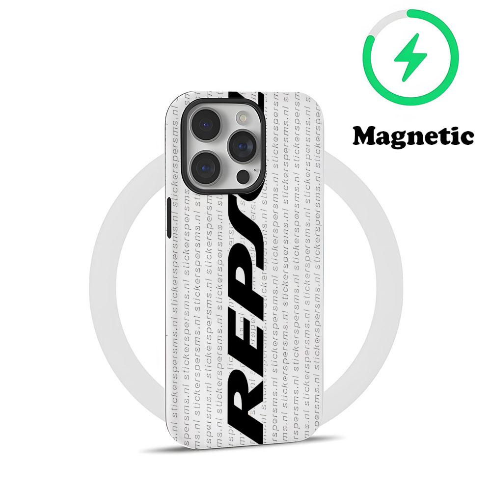 RR-Repsol Motorrad Kühl Handyhülle Magnetisch Für IPhone 16 15 14 13 12 11 Pro Max X XR XSMax 7 8 Plus Glänzende Folie Harte PC-Abdeckung