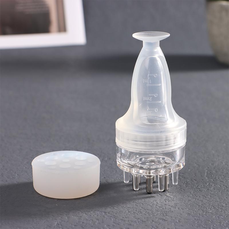 

Аппликатор для кожи головы Жидкая расческа для волос Сыворотка Масло Портативный Массаж корней волос прозрачный