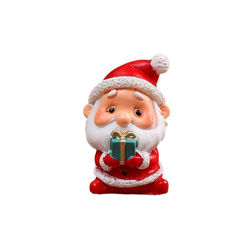 Cute Santa Claus Christmas Tree Ornaments: Micro Landscape Photography Props & Display Gifts