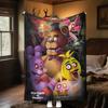 Five Nights Freddy's Characters Soft Comfortable All Seasons Blanket Sofa Office Naps Blanket Outdoor Travel Throw Perfect Gift