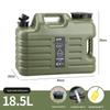 OEING 18,5L Outdoor Camping Wasserspeicherbehälter mit Wasserhahn