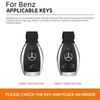 AAUJ1 Zine Alloy Car Key Case Cover Shell Holder For Mercedes Benz A B C E Class GLS GLA GLK GLC CLS CLA AMG W204 W205 W212 W463 W176