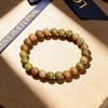 Natural Stone Bead Bracelet Unakite 6 8 10mm Healing Reiki Vitality Charm Bracelet Handmade Round Beads Mens Womens Gift Jewelry