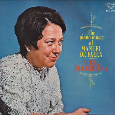LP Record ALICIA DE LARROCHA - Piano Music Of Manuel De Falla SLC2402 LONDON 1975 Japan Latin Used