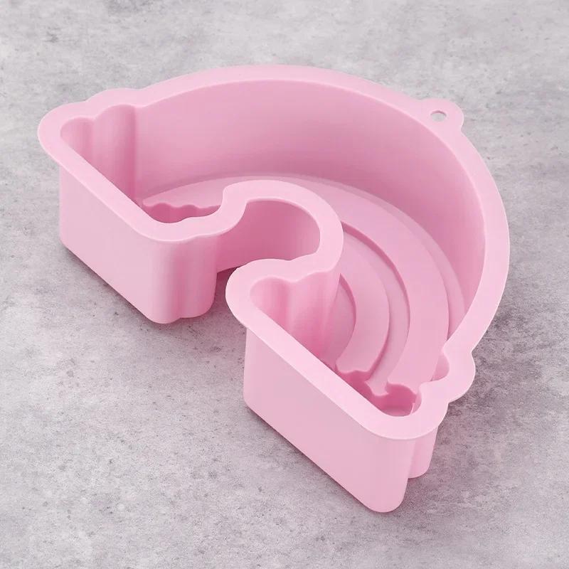 DIY Baking Pan For Birthday Kitchen Bakeware Pastry Tool, Silicone Cake Mold Mousse Cake Decoration Tool