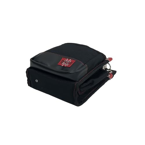 SK11 SPIDER Tobi Waist Pouch, Small, Thin, with Stretch Interior Pocket, 180mm W X 230mm H X 80mm D (SPD-JY02-B)